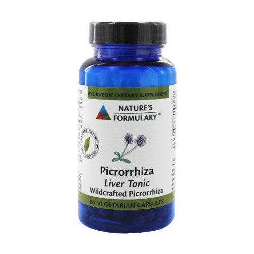 Natures Formulary Picrorrhiza Vegetarian Capsules, 60 Ea